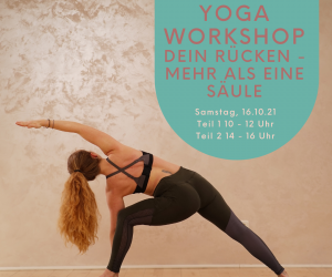 Yoga Workshop Dein Rücken – mehr als eine Säule